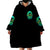Flame Skull Wearable Blanket Hoodie Fuck You You Fuckin Fuck - Wonder Print Shop