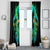 Flame Skull Window Curtain Fuck You You Fuckin Fuck - Wonder Print Shop