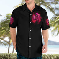 Flame Skull Hawaiian Shirt I Have 3 Sides Quite Sweet Funny Crazy And The Side You Never See - Wonder Print Shop