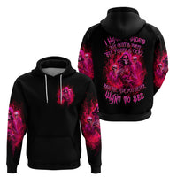 Flame Skull Hoodie I Have 3 Sides Quite Sweet Funny Crazy And The Side You Never See - Wonder Print Shop