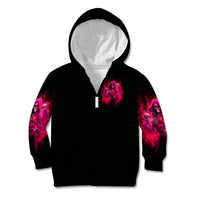 Flame Skull Kid Hoodie I Have 3 Sides Quite Sweet Funny Crazy And The Side You Never See - Wonder Print Shop