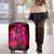Flame Skull Luggage Cover I Have 3 Sides Quite Sweet Funny Crazy And The Side You Never See - Wonder Print Shop
