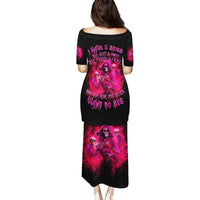 Flame Skull Puletasi I Have 3 Sides Quite Sweet Funny Crazy And The Side You Never See - Wonder Print Shop