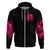 Flame Skull Zip Hoodie I Have 3 Sides Quite Sweet Funny Crazy And The Side You Never See - Wonder Print Shop