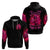 Flame Skull Zip Hoodie I Have 3 Sides Quite Sweet Funny Crazy And The Side You Never See - Wonder Print Shop