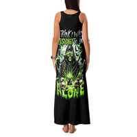 Reaper Skull Family Matching Tank Maxi Dress and Hawaiian Shirt I Think I Was Designed To Be Alone - Wonder Print Shop