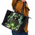 Reaper Skull Leather Tote Bag I Think I Was Designed To Be Alone - Wonder Print Shop