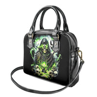 Reaper Skull Shoulder Handbag I Think I Was Designed To Be Alone