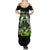 Reaper Skull Summer Maxi Dress I Think I Was Designed To Be Alone - Wonder Print Shop