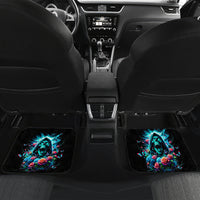 Rose Skull Car Mats She Whispered Back Iam The Storm - Wonder Print Shop