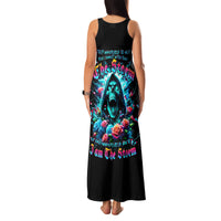 Rose Skull Family Matching Tank Maxi Dress and Hawaiian Shirt She Whispered Back Iam The Storm - Wonder Print Shop