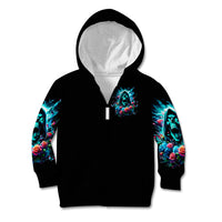 Rose Skull Kid Hoodie She Whispered Back Iam The Storm - Wonder Print Shop