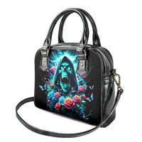 Rose Skull Shoulder Handbag She Whispered Back Iam The Storm