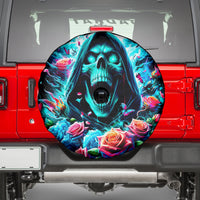 Rose Skull Spare Tire Cover She Whispered Back Iam The Storm - Wonder Print Shop