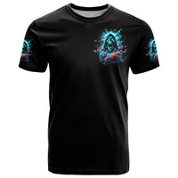 Rose Skull T Shirt She Whispered Back Iam The Storm - Wonder Print Shop