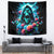 Rose Skull Tapestry She Whispered Back Iam The Storm - Wonder Print Shop