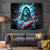 Rose Skull Tapestry She Whispered Back Iam The Storm - Wonder Print Shop