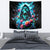 Rose Skull Tapestry She Whispered Back Iam The Storm - Wonder Print Shop