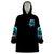 Rose Skull Wearable Blanket Hoodie She Whispered Back Iam The Storm - Wonder Print Shop