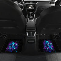 Rose Skull Car Mats I'm Never Alone My Demon Are With Me 24/7 - Wonder Print Shop