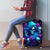 Rose Skull Luggage Cover I'm Never Alone My Demon Are With Me 24/7 - Wonder Print Shop