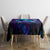 Rose Skull Tablecloth I'm Never Alone My Demon Are With Me 24/7 - Wonder Print Shop