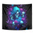 Rose Skull Tapestry I'm Never Alone My Demon Are With Me 24/7 - Wonder Print Shop