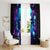 Rose Skull Window Curtain I'm Never Alone My Demon Are With Me 24/7 - Wonder Print Shop