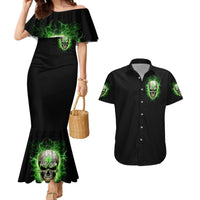 Thunder Skull Couples Matching Mermaid Dress and Hawaiian Shirt I'm Not Anti-Social I Must Not User Friendly - Wonder Print Shop