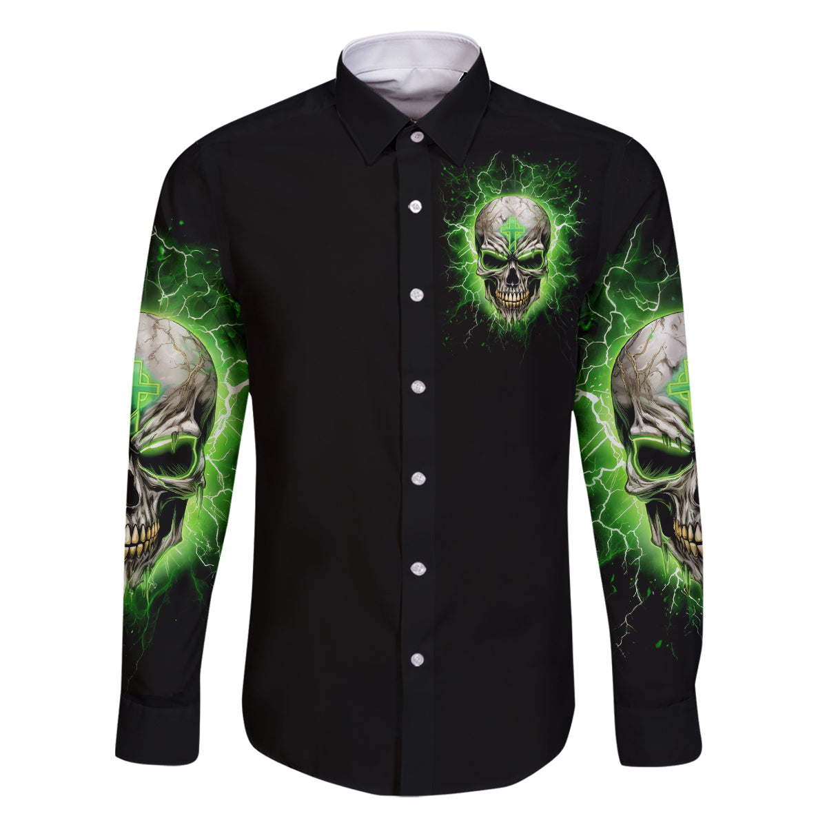 Thunder Skull Family Matching Mermaid Dress and Hawaiian Shirt I'm Not Anti-Social I Must Not User Friendly - Wonder Print Shop