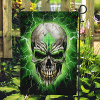 Thunder Skull Garden Flag I'm Not Anti-Social I Must Not User Friendly - Wonder Print Shop