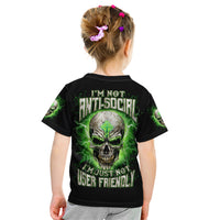 Thunder Skull Kid T Shirt I'm Not Anti-Social I Must Not User Friendly - Wonder Print Shop