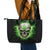Thunder Skull Leather Tote Bag I'm Not Anti-Social I Must Not User Friendly - Wonder Print Shop