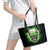 Thunder Skull Leather Tote Bag I'm Not Anti-Social I Must Not User Friendly - Wonder Print Shop