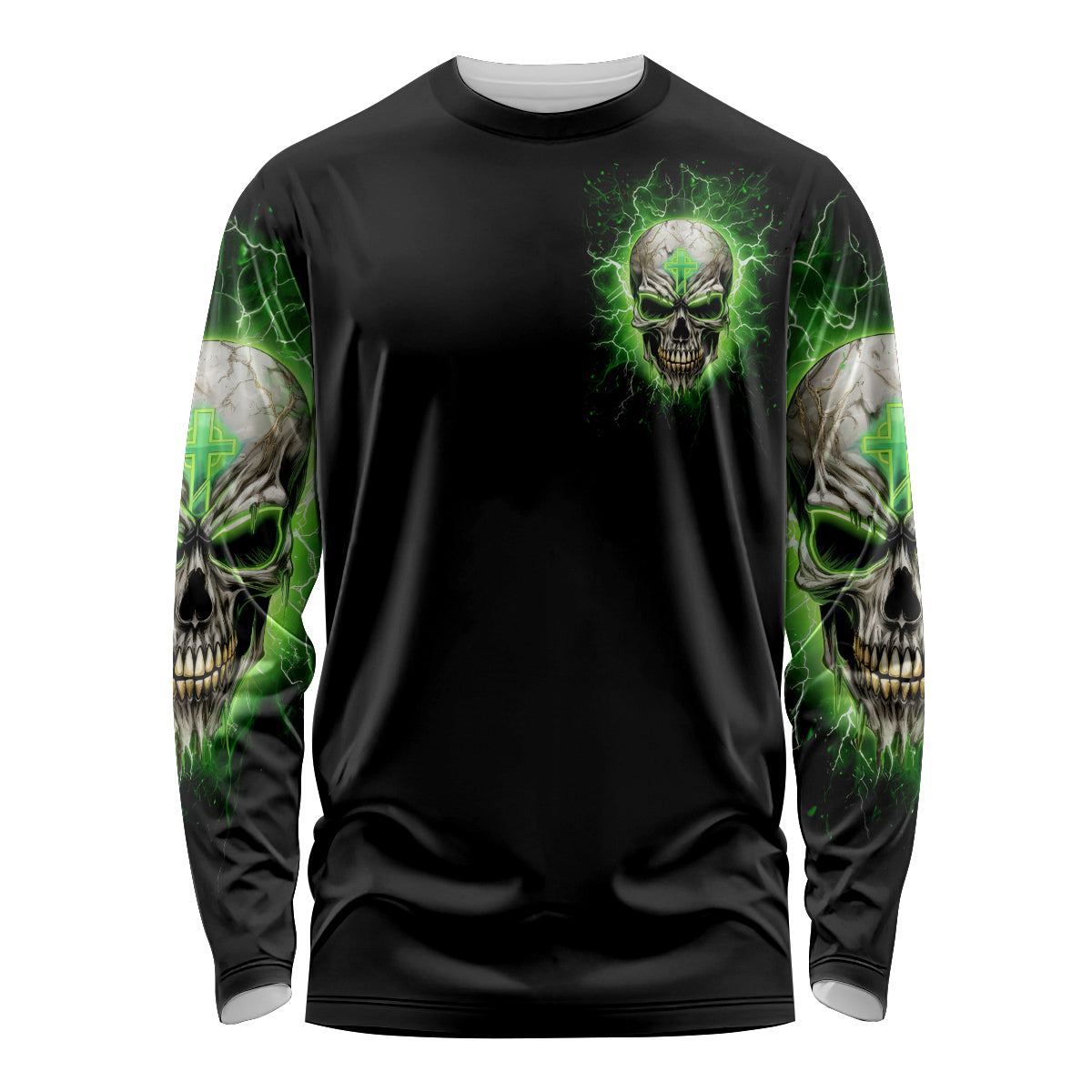 Thunder Skull Long Sleeve Shirt I'm Not Anti-Social I Must Not User Friendly - Wonder Print Shop