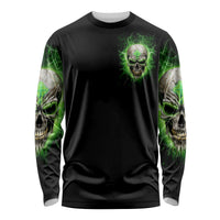 Thunder Skull Long Sleeve Shirt I'm Not Anti-Social I Must Not User Friendly - Wonder Print Shop