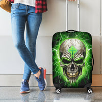Thunder Skull Luggage Cover I'm Not Anti-Social I Must Not User Friendly - Wonder Print Shop