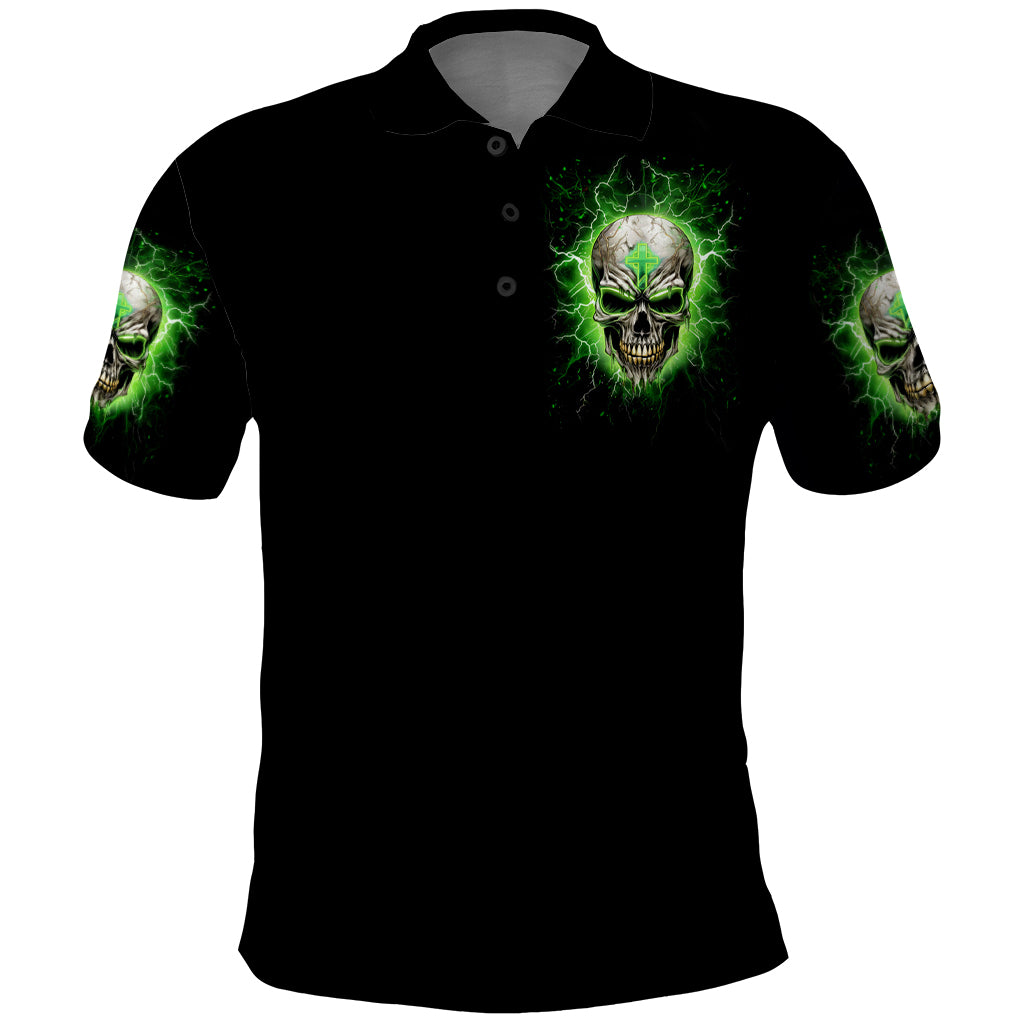 Thunder Skull Polo Shirt I'm Not Anti-Social I Must Not User Friendly - Wonder Print Shop