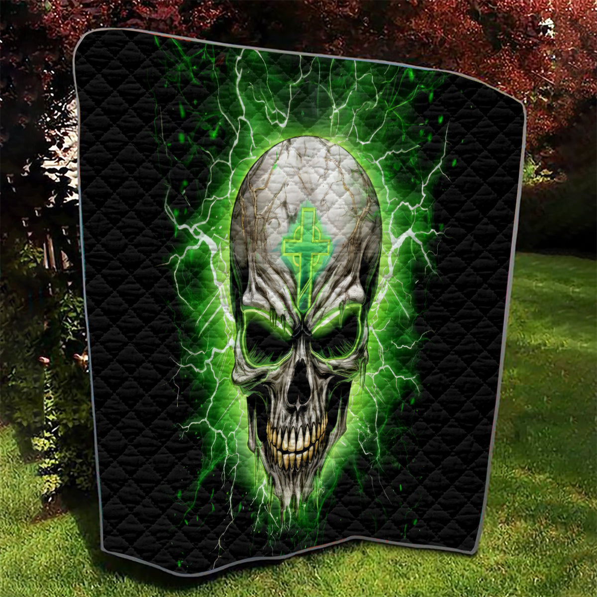 Thunder Skull Quilt I'm Not Anti-Social I Must Not User Friendly - Wonder Print Shop