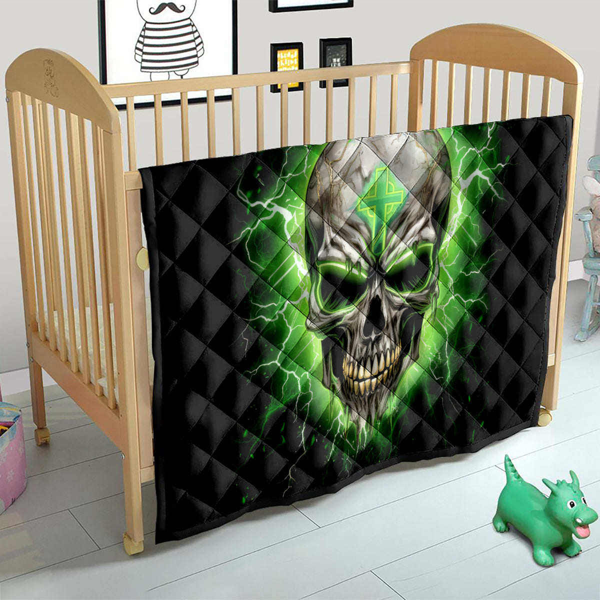 Thunder Skull Quilt I'm Not Anti-Social I Must Not User Friendly - Wonder Print Shop
