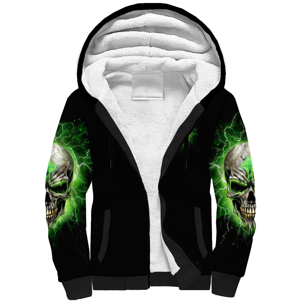 Thunder Skull Sherpa Hoodie I'm Not Anti-Social I Must Not User Friendly - Wonder Print Shop