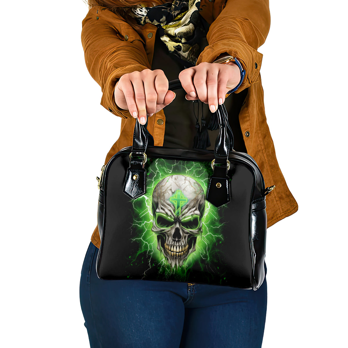 Thunder Skull Shoulder Handbag I'm Not Anti-Social I Must Not User Friendly