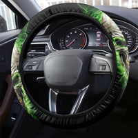 Thunder Skull Steering Wheel Cover I'm Not Anti-Social I Must Not User Friendly - Wonder Print Shop