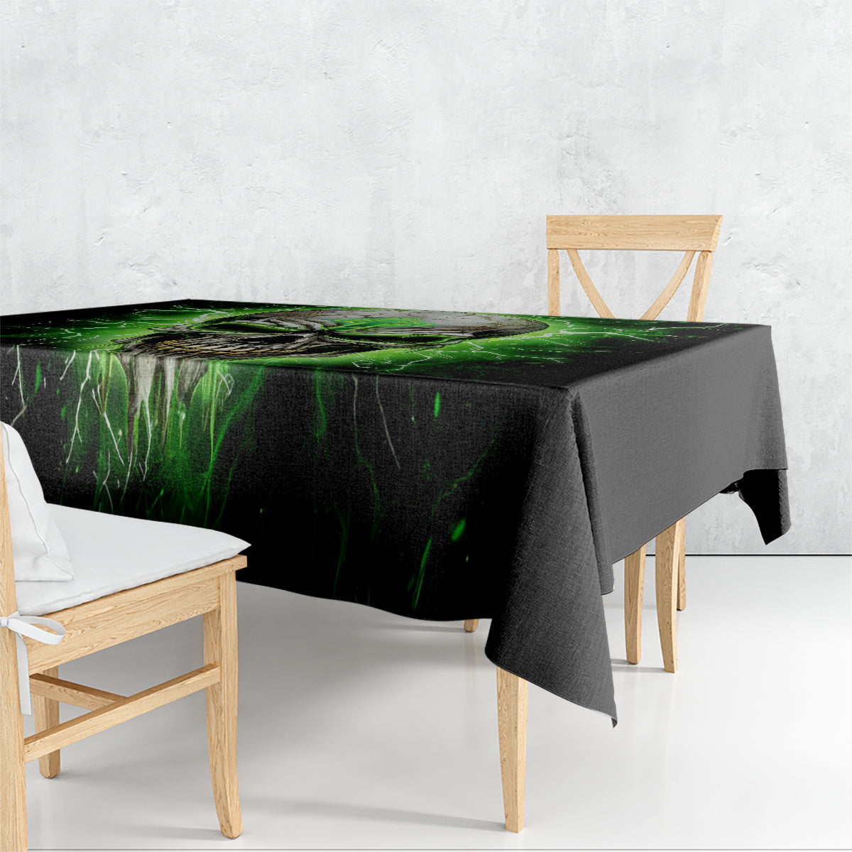Thunder Skull Tablecloth I'm Not Anti-Social I Must Not User Friendly - Wonder Print Shop