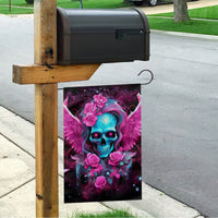 Skull Lady Garden Flag In My Next Life I Want To Be The Karma Fairy - Wonder Print Shop