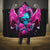 Skull Lady Hooded Blanket In My Next Life I Want To Be The Karma Fairy