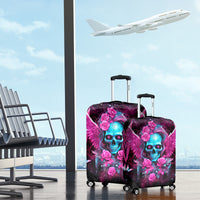 Skull Lady Luggage Cover In My Next Life I Want To Be The Karma Fairy - Wonder Print Shop