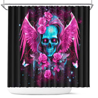 Skull Lady Shower Curtain In My Next Life I Want To Be The Karma Fairy