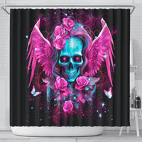 Skull Lady Shower Curtain In My Next Life I Want To Be The Karma Fairy