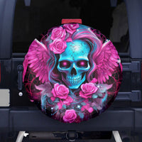 Skull Lady Spare Tire Cover In My Next Life I Want To Be The Karma Fairy - Wonder Print Shop